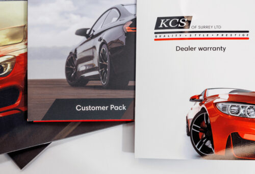 A collection of print KCS brochures to grow their brand awareness through effectively utilising print marketing materials.
